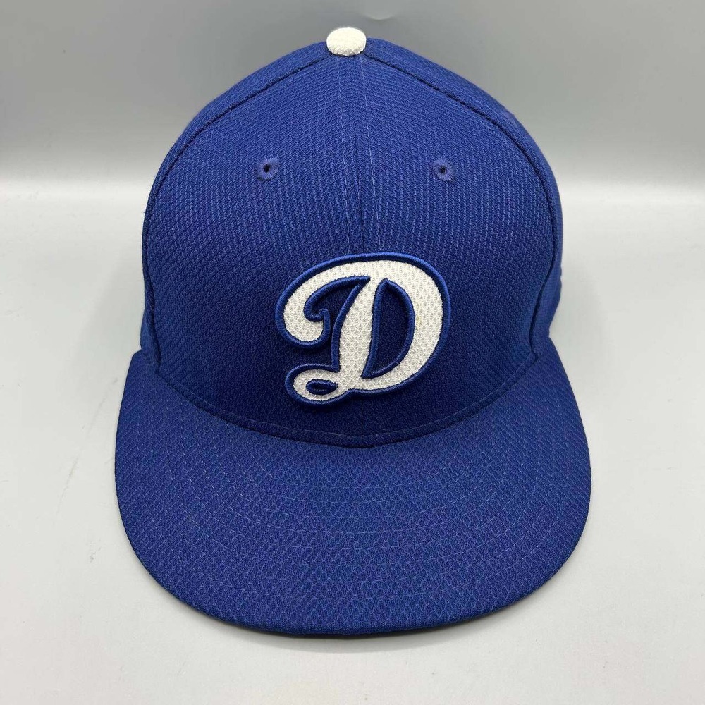 Los Angeles LA Dodgers MLB Hat Men 7 3/8 Blue 59Fifty New Era Fitted Cap